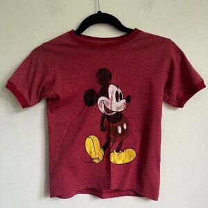 Disney Disneyland Resort Ringer Graphic Tee T-Shirt - Mickey Mouse - Adult XS